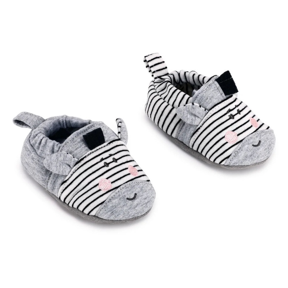 Zebra Demdaco Soft Baby Booties - Picture 2 of 9